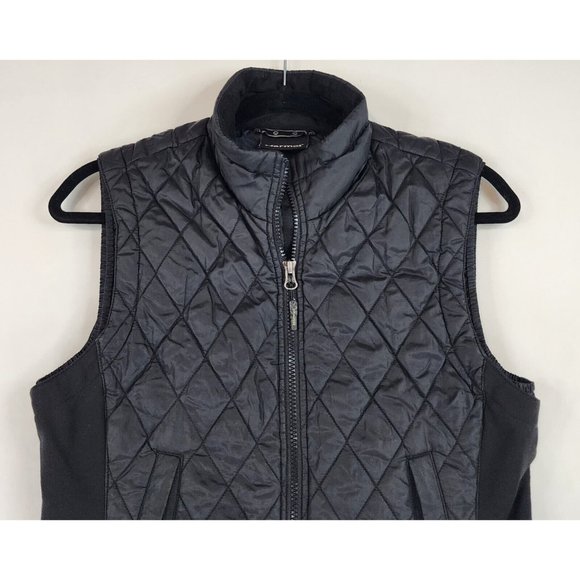 Marmot Vest Womens Small Black Logo Classic Quilted Puffer Outdoor Ski Hiking - Picture 7 of 12